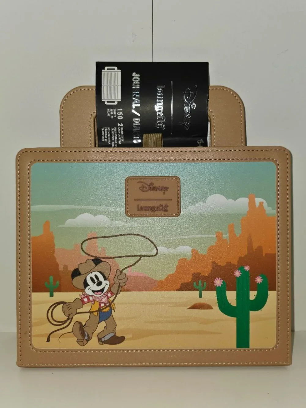 Disney Loungefly Western Mickey & Minnie Stationary Notebook Journal